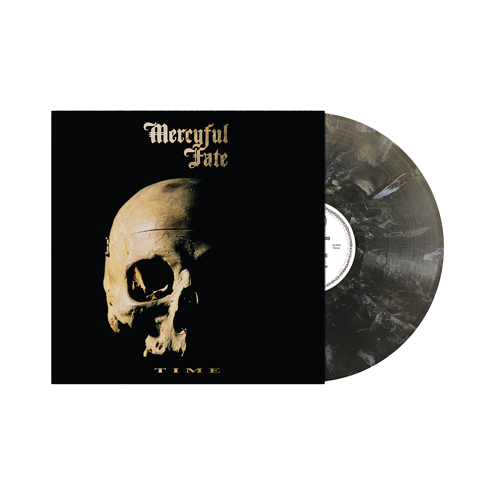 Time Transparent Black and White Marble LP