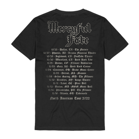 US Tour '22 Nuns T-Shirt Back
